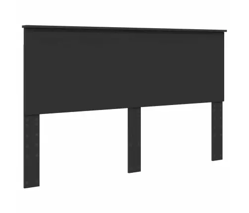 Gultas Rāmis Ar Atvilktni Melna 160 X 200 Cm Inženierijas Koks Vidaxl