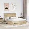 Lovos Rėmas Sonoma Ąžuolas 150 X 200 Cm Apdirbta Mediena