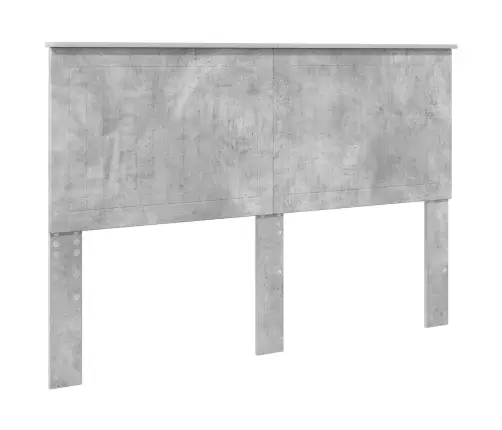 Voodi Raam Peaga Sahtliga Betoonhall 150 X 200 Cm Tehispuit