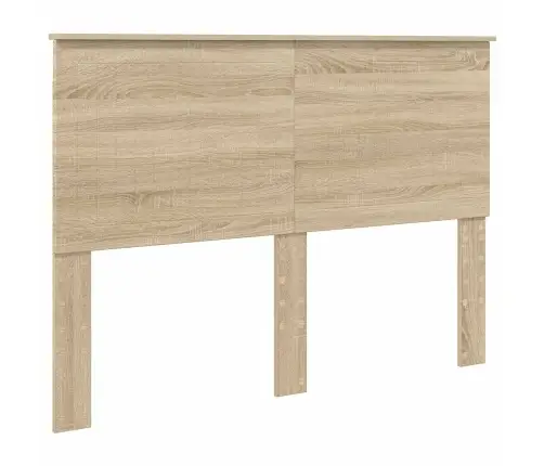 Voodi Raam Peaga Sahtliga Sonoma Tamm 140 X 200 Cm Tehispuit