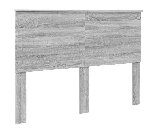 Gultas Rāmis Pelēks Sonoma 140 X 190 Cm Inženierijas Koks Vidaxl