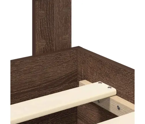 Lovos Rėmas Su Galvūgalio Rudos Ąžuolo Ir Sidabro 135 X 190 Cm