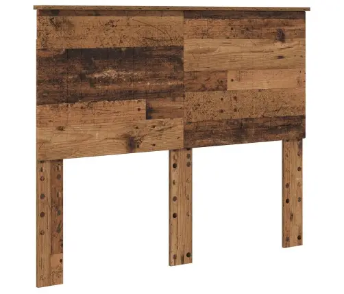 Voodi Raam Peaga Sahtliga Vana Puit 135 X 190 Cm Tehispuit