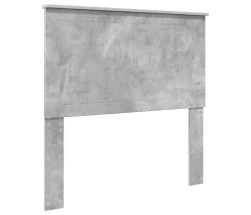 Voodi Raam Peaga Sahtliga Betoonhall 100 X 200 Cm Tehispuit