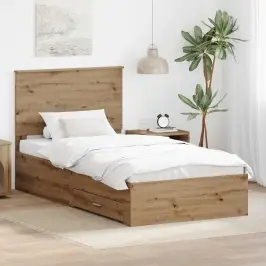 Gultas Rāmis Artisānā Ozols 100 X 200 Cm Inženierijas Koks Vidaxl Gultas Rāmis Artisānā Ozols 100 X 200 Cm Inženierijas Koks Vidaxl