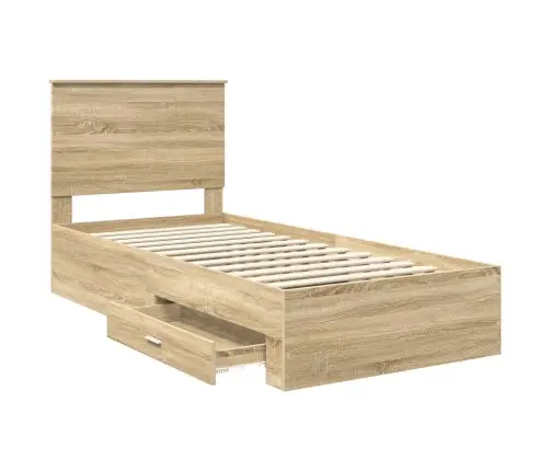 Lovos Rėmas Sonoma Ąžuolas 90 X 200 Cm Apdirbta Mediena