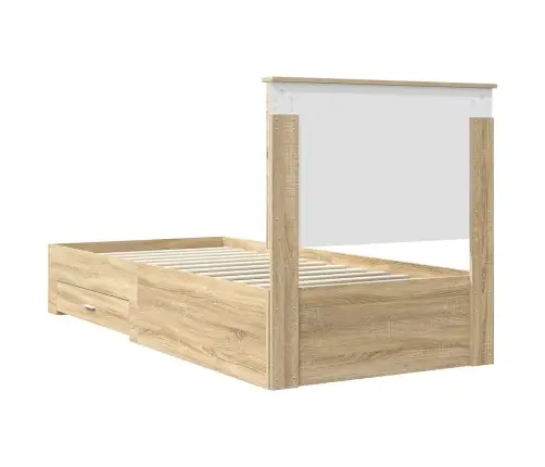 Lovos Rėmas Sonoma Ąžuolas 90 X 200 Cm Apdirbta Mediena