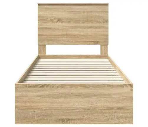 Lovos Rėmas Sonoma Ąžuolas 90 X 200 Cm Apdirbta Mediena