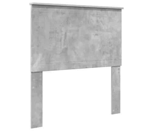 Lovos Rėmas Betono Pilka 90 X 190 Cm Apdirbta Mediena