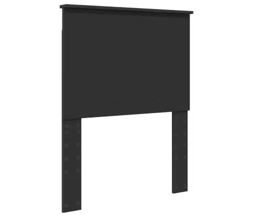 Lovos Rėmas Juodas Ir Sidabrinis 75 X 190 Cm Apdirbta Mediena