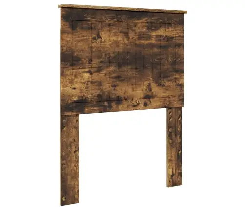 Gultas Rāmis Ar Atvilktni Dūmu Ozols Un Sudrabs 75 X 190 Cm Vidaxl