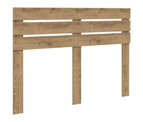 Gultas Rāmis Mākslīgā Ozola 160 X 200 Cm Ciets Priedes Koks Vidaxl