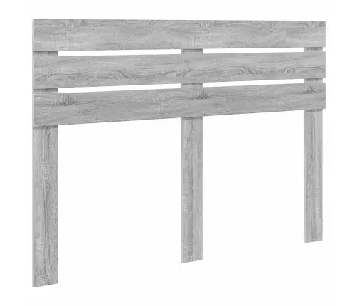 Gultas Rāmis Pelēks Sonoma 140 X 190 Cm Ciets Priedes Koks Vidaxl