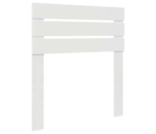 Gultas Rāmis Balts 90 X 190 Cm Ciets Priedes Koks Vidaxl