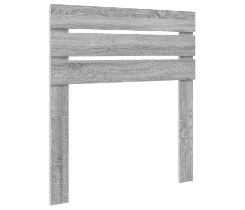 Gultas Rāmis Pelēks Sonoma 90 X 200 Cm Inženierijas Koks Vidaxl