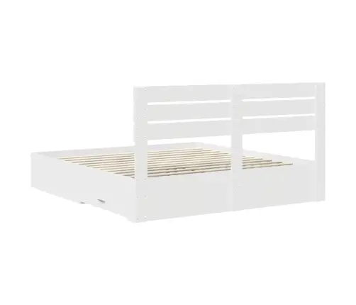 Voodi Raam Sahtliga Peaga Ladustamisega Tehispuit