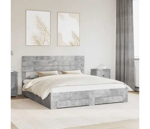 Gultas Rāmis Ar Atvilktni Ar Galvas Klāju Inženierijas Koks Vidaxl