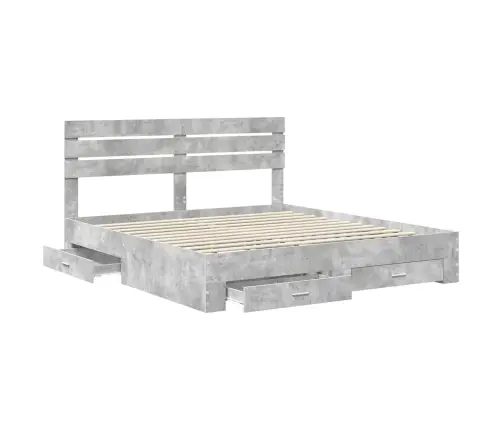 Gultas Rāmis Ar Atvilktni Ar Galvas Klāju Inženierijas Koks Vidaxl