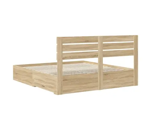 Lovos Rėmas Su Stalčių Su Galvūgalio Apdirbta Mediena