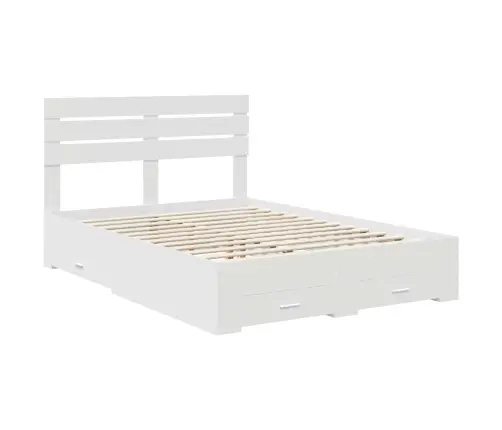 Voodi Raam Sahtliga Peaga Ladustamisega Tehispuit