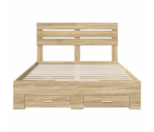 Lovos Rėmas Su Stalčių Su Galvūgalio Apdirbta Mediena