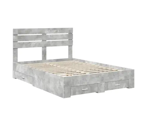 Gultas Rāmis Ar Atvilktni Ar Galvas Klāju Inženierijas Koks Vidaxl