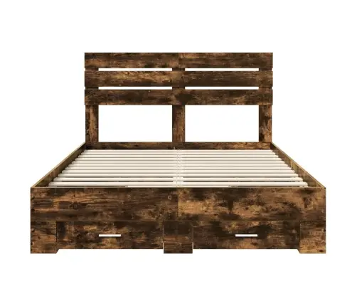 Lovos Rėmas Su Stalčių Su Galvūgalio Apdirbta Mediena