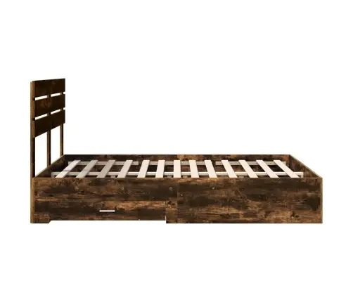 Lovos Rėmas Su Stalčių Su Galvūgalio Apdirbta Mediena