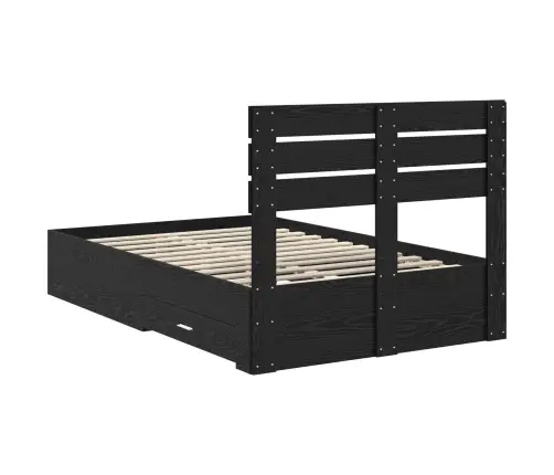 Lovos Rėmas Su Stalčių Su Galvūgalio Apdirbta Mediena