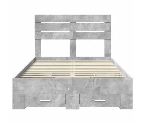 Gultas Rāmis Ar Atvilktni Ar Galvas Klāju Inženierijas Koks Vidaxl