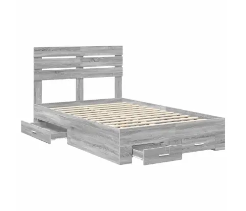 Lovos Rėmas Su Stalčių Su Galvūgalio Apdirbta Mediena