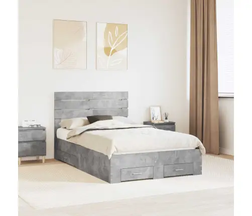 Gultas Rāmis Ar Atvilktni Ar Galvas Klāju Inženierijas Koks Vidaxl