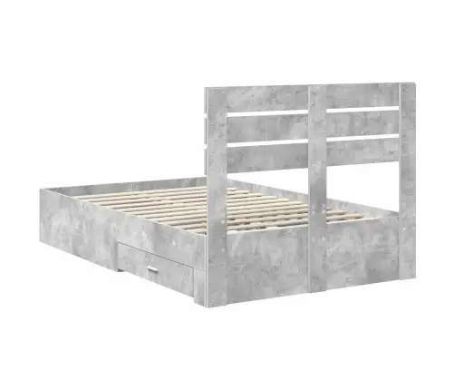 Voodi Raam Sahtliga Peaga Ladustamisega Tehispuit