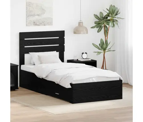 Lovos Rėmas Su Stalčių Su Galvūgalio Apdirbta Mediena