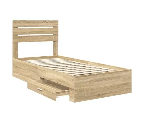 Lovos Rėmas Su Stalčių Su Galvūgalio Apdirbta Mediena