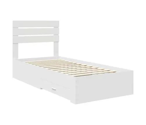 Lovos Rėmas Su Stalčių Su Galvūgalio Apdirbta Mediena