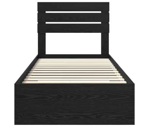 Voodi Raam Sahtliga Peaga Ladustamisega Tehispuit