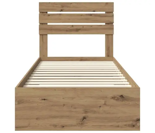 Lovos Rėmas Su Stalčių Su Galvūgalio Apdirbta Mediena