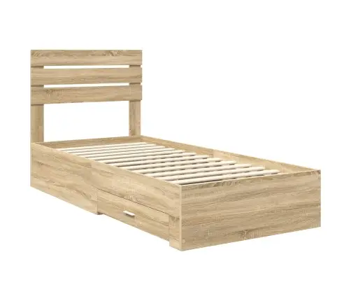 Lovos Rėmas Su Stalčių Su Galvūgalio Apdirbta Mediena