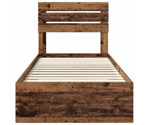 Gultas Rāmis Ar Atvilktni Ar Galvas Klāju Inženierijas Koks Vidaxl