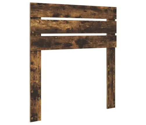 Gultas Rāmis Ar Atvilktni Dūmu Ozols Un Sudrabs 75 X 190 Cm Vidaxl