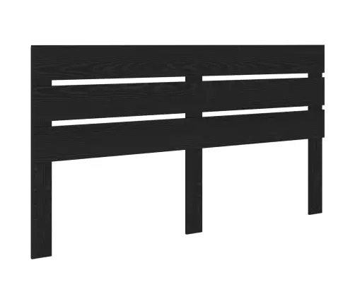 Gultas Rāmis Melna 200 X 200 Cm Ciets Priedes Koks Vidaxl