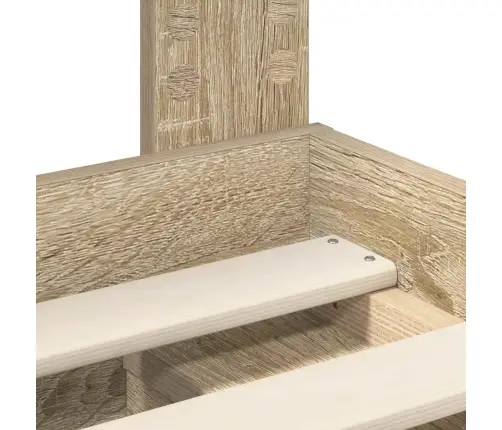 Gultas Rāmis Sonoma 200 X 200 Cm Ciets Priedes Koks Vidaxl