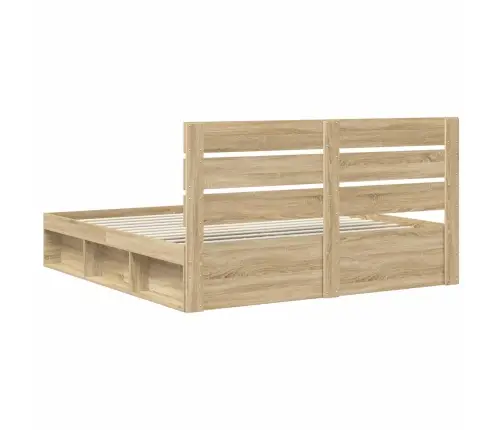 Gultas Rāmis Sonoma 200 X 200 Cm Ciets Priedes Koks Vidaxl