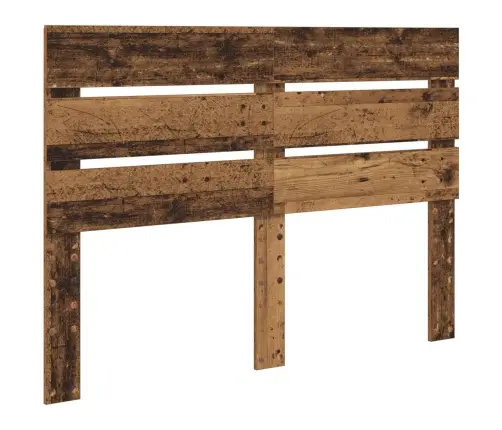 Voodi Raam Peaga Vana Puit 150 X 200 Cm Tahke Mänd