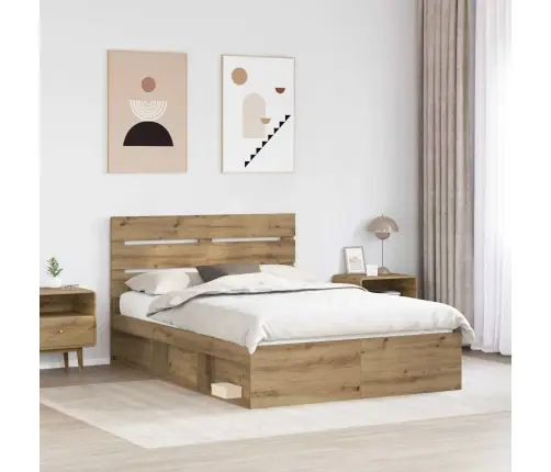 Lovos Rėmas Meistrų Ąžuolas 140 X 200 Cm Kietos Pušies Mediena