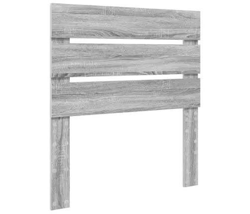 Gultas Rāmis Pelēks Sonoma 100 X 200 Cm Ciets Priedes Koks Vidaxl