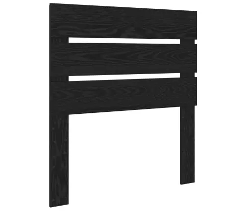 Gultas Rāmis Melna 90 X 200 Cm Ciets Priedes Koks Vidaxl