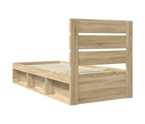 Lovos Rėmas Sonoma 90 X 190 Cm Kietos Pušies Mediena