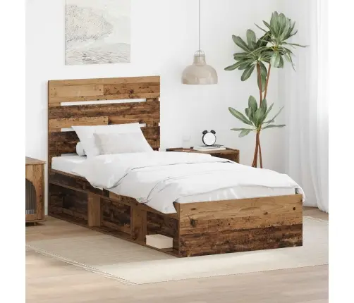 Lovos Rėmas Senas Medis 90 X 190 Cm Kietos Pušies Mediena